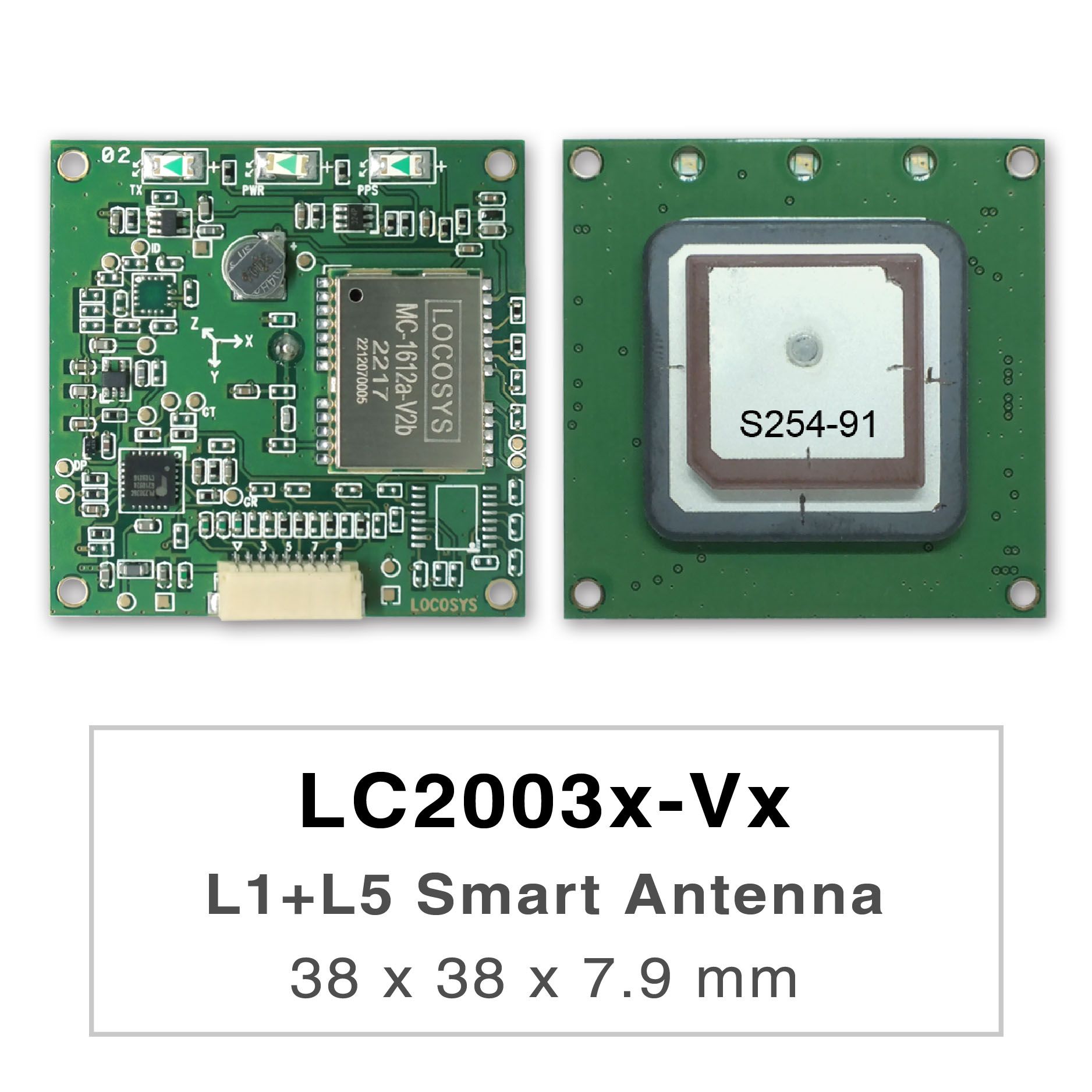 Sub meter Smart Antenna